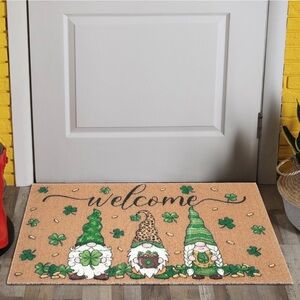 BNIP Welcome Doormat with Gnome Design -
